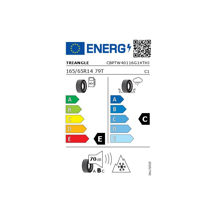 Anvelope Iarna 165/65 R14 T79 TW401